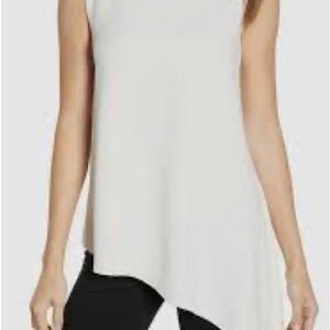 Anne Klein Cream Asymmetrical Top